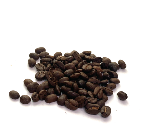 A medium roast containing blended coffees of Southeast Asia offering herbal flavor notes and a heavy body. 